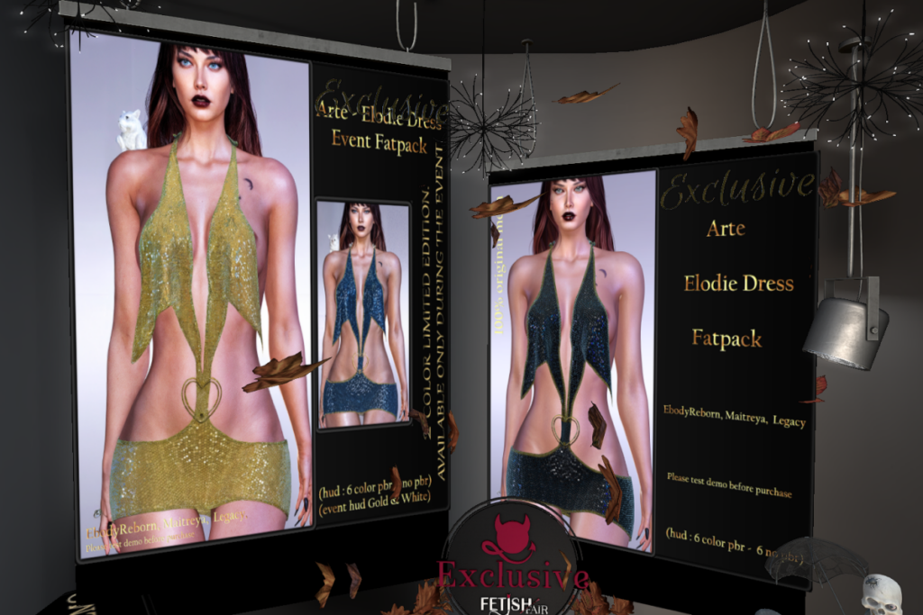 Elodie Dress - Legacy/Maitreya/Reborn/+mods, L$275 each/L$1450-L$1650 each FP