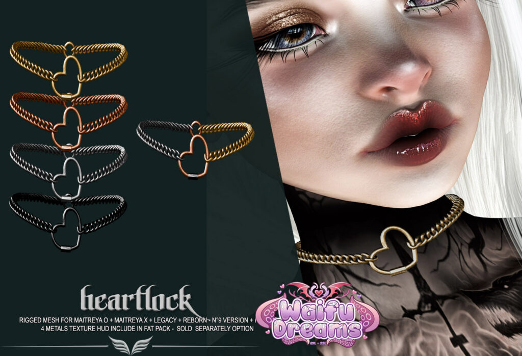 Heartlock Choker - Legacy/Maitreya/Reborn/+mods	&lt;a href=&quot;http://maps.secondlife.com/secondlife/Amazing%20Dreams/52/206/2514&quot; target=&quot;_blank&quot;&gt;Teleport&lt;/a&gt;