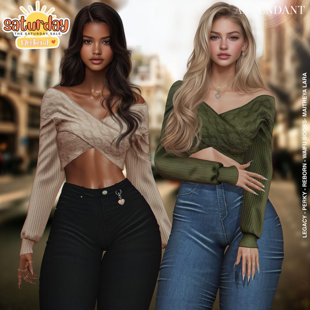 Kia Sweater - Legacy/Maitreya/Reborn/+mods	&lt;a href=&quot;http://maps.secondlife.com/secondlife/Ascendant/128/127/52&quot; target=&quot;_blank&quot;&gt;Teleport&lt;/a&gt;