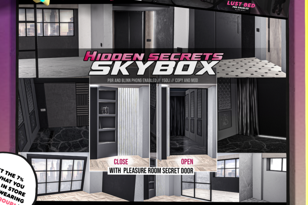 Hidden Secrets Skybox, L$1299