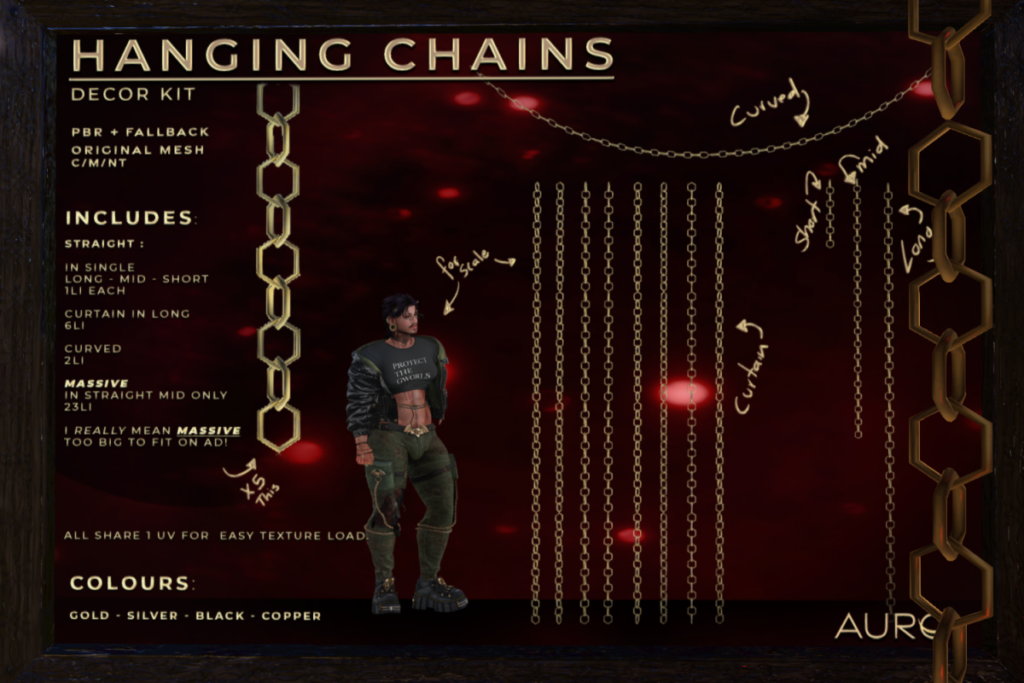 Hanging Chains, L$350