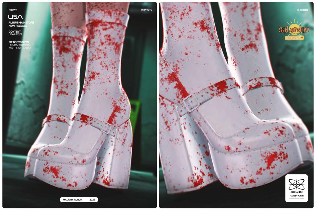 Lisa Heels - Legacy/Maitreya/Reborn/+mods	&lt;a href=&quot;http://maps.secondlife.com/secondlife/Perfectland/226/160/2531&quot; target=&quot;_blank&quot;&gt;Teleport&lt;/a&gt;