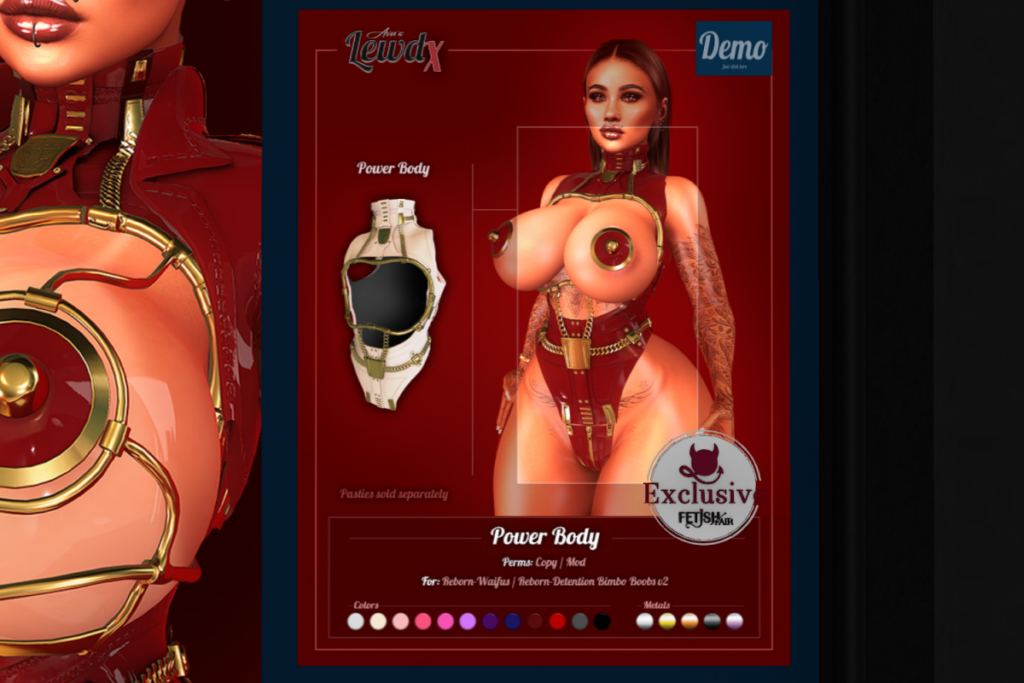Power Bodysuit - Reborn/+mods, L$649