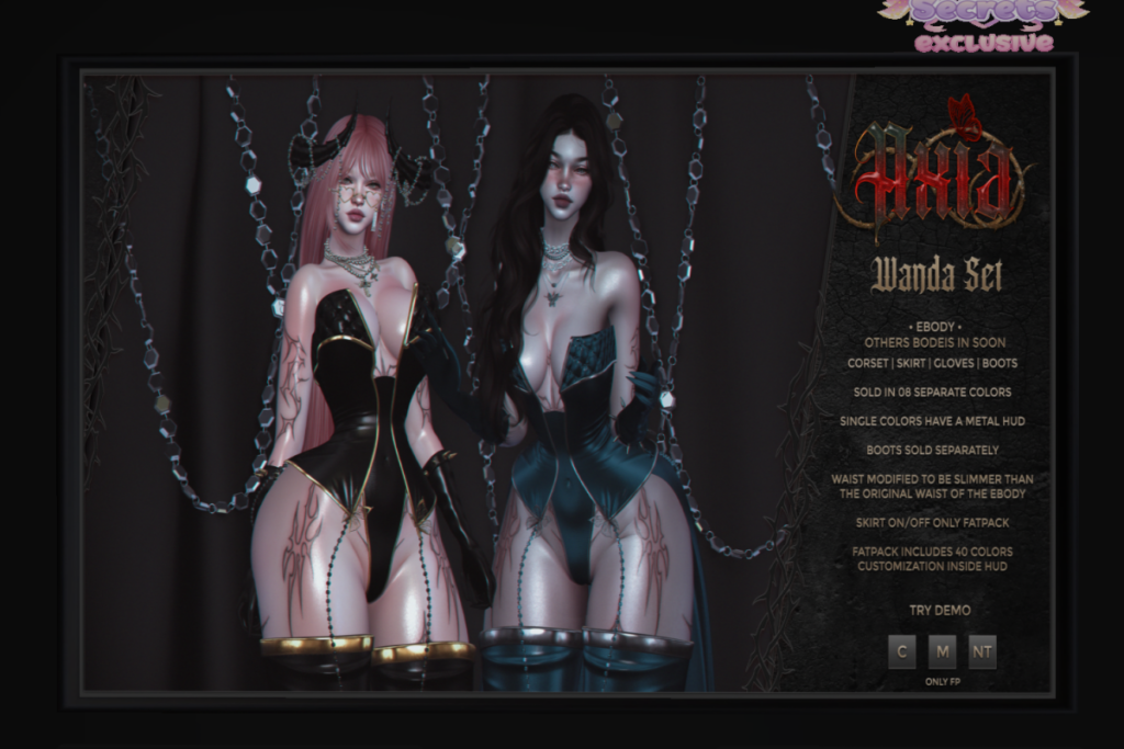Wanda Set - Reborn, L$350 each/L$1250 FP