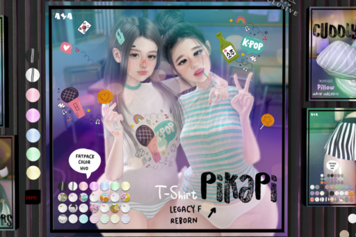 Pikapi T-Shirt - Legacy/Reborn, L$950