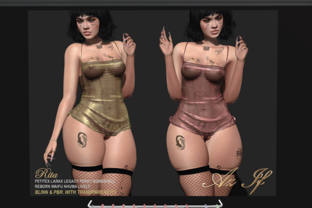 Rita Dress - Legacy/MaitreyaX/Nhumana/Reborn/+mods, L$699 each/L$1999 FP