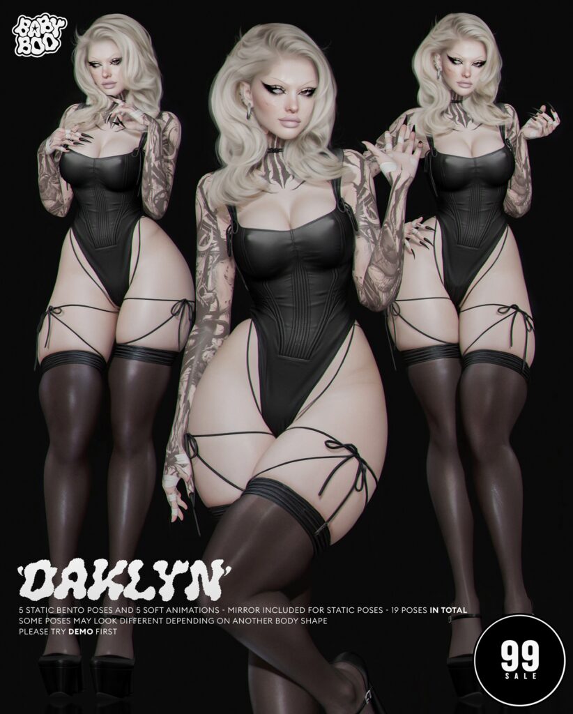 Oaklyn Poses	&lt;a href=&quot;https://maps.secondlife.com/secondlife/Cult%20Grounds/33/11/1002&quot; target=&quot;_blank&quot;&gt;Teleport&lt;/a&gt;