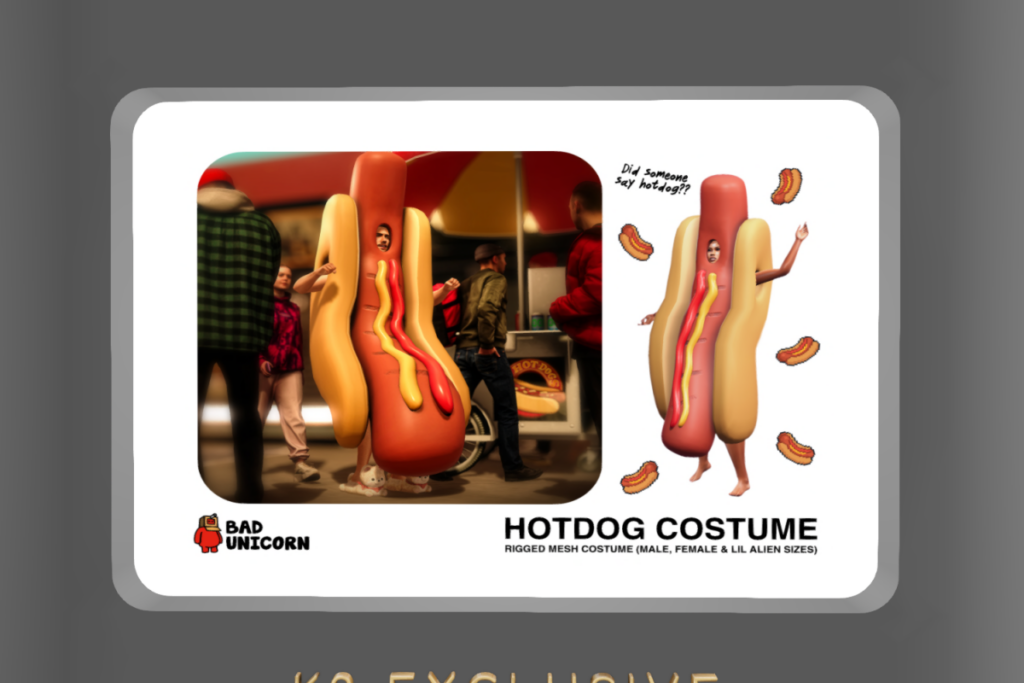 Hot Dog Costume, L$399