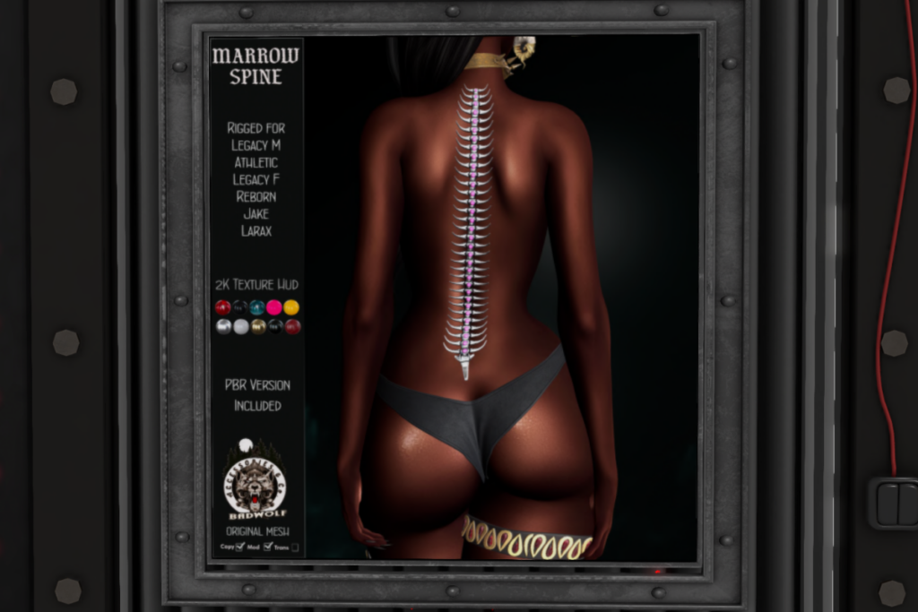 Marrow Spine - Jake/Legacy M+F/MaitreyaX/Reborn, L$350