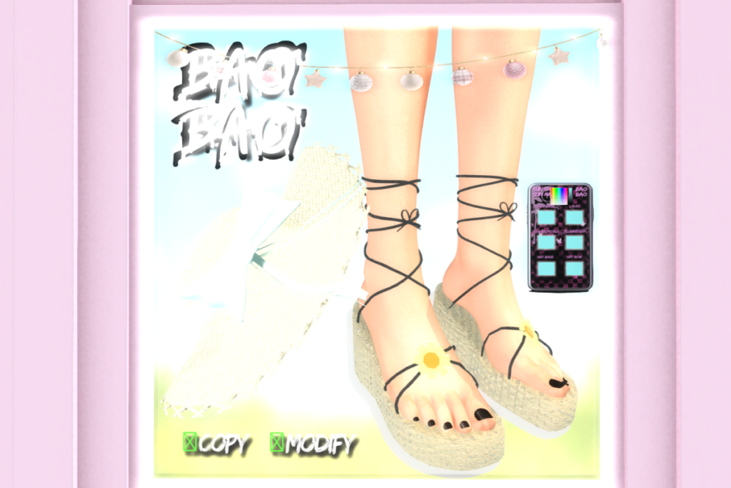 Sun Shoes &amp; Hat - Legacy/Reborn, L$399 each/L$699 FP