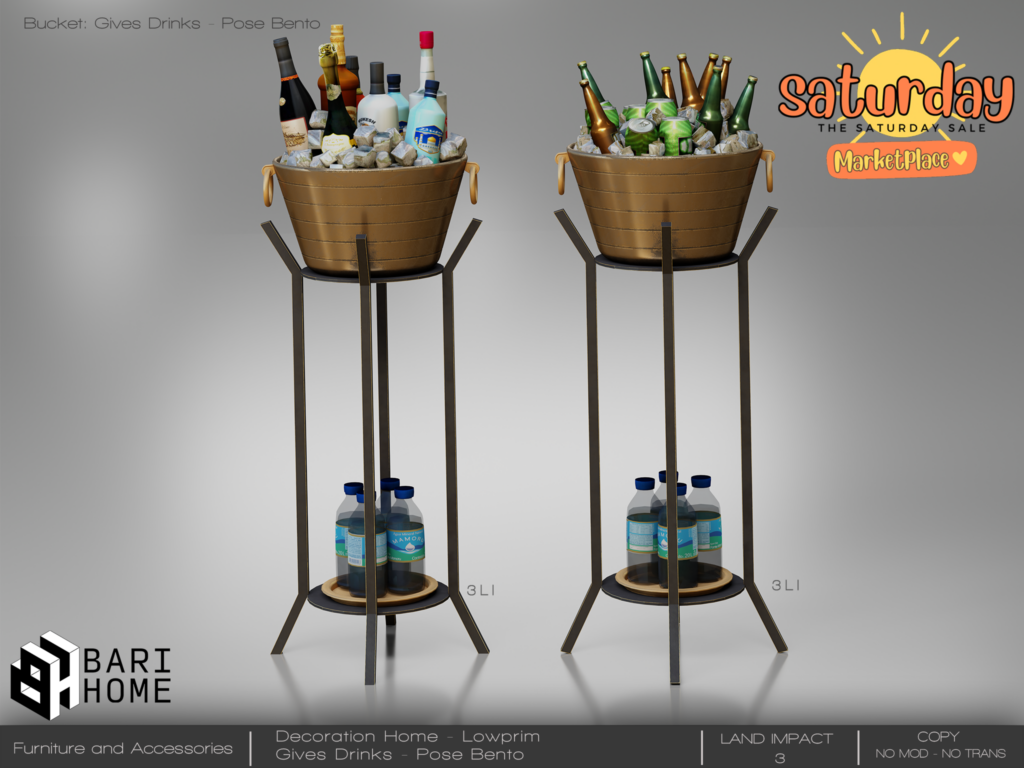 Drink Bucket with Stand	&lt;a href=&quot;https://tinyurl.com/43t5vpk2&quot; target=&quot;_blank&quot;&gt;Marketplace Link&lt;/a&gt;