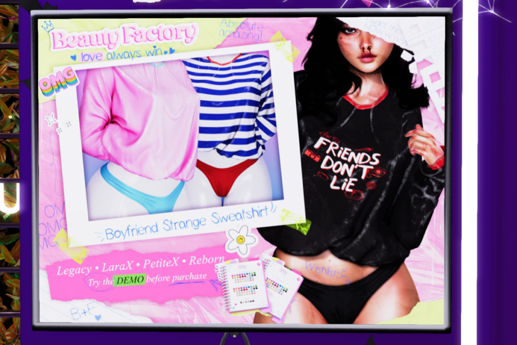 Boyfriend Strange Sweatshirt - Legacy/MaitreyaX/Reborn/+mods, L$699