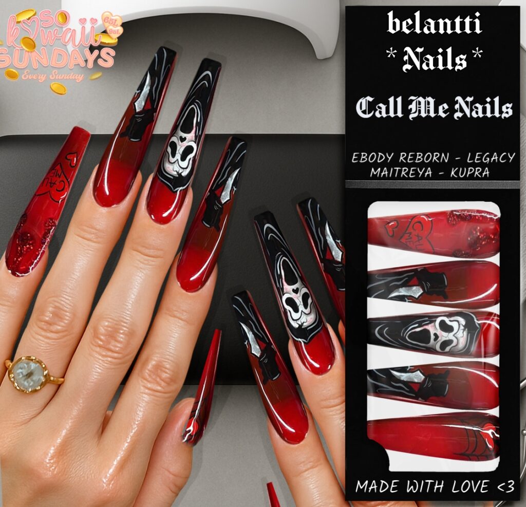 Call Me Nails - Inithiium/Legacy/Maitreya/Reborn	&lt;a href=&quot;http://maps.secondlife.com/secondlife/Legenda/182/92/698&quot; target=&quot;_blank&quot;&gt;Teleport&lt;/a&gt;