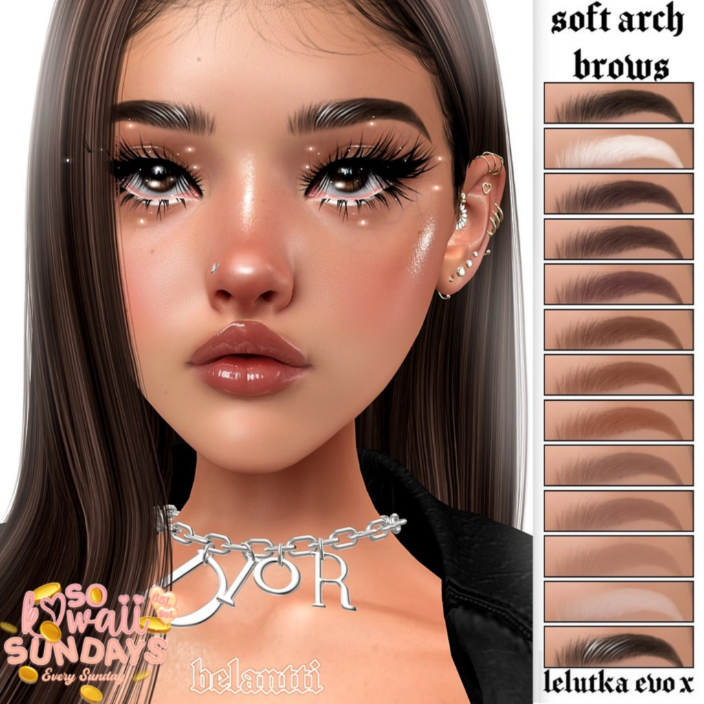 Soft Arch Brows - EvoX	&lt;a href=&quot;http://maps.secondlife.com/secondlife/Legenda/174/95/698&quot; target=&quot;_blank&quot;&gt;Teleport&lt;/a&gt;