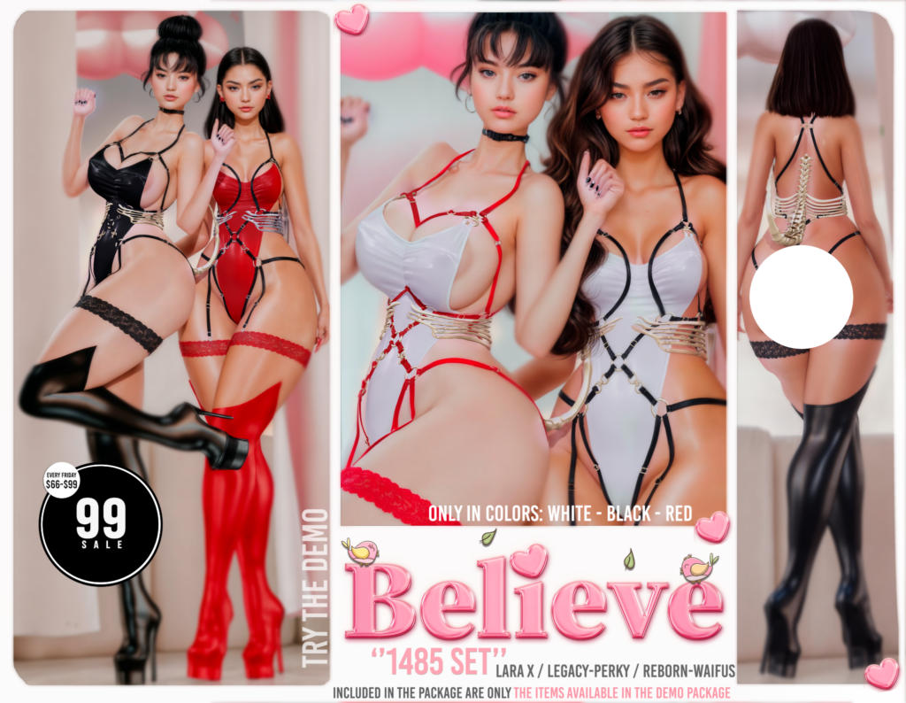 1485 Set - Legacy/MaitreyaX/Reborn/+mods	&lt;a href=&quot;http://maps.secondlife.com/secondlife/Bliss%20Kingdom/42/150/2001&quot; target=&quot;_blank&quot;&gt;Teleport&lt;/a&gt;