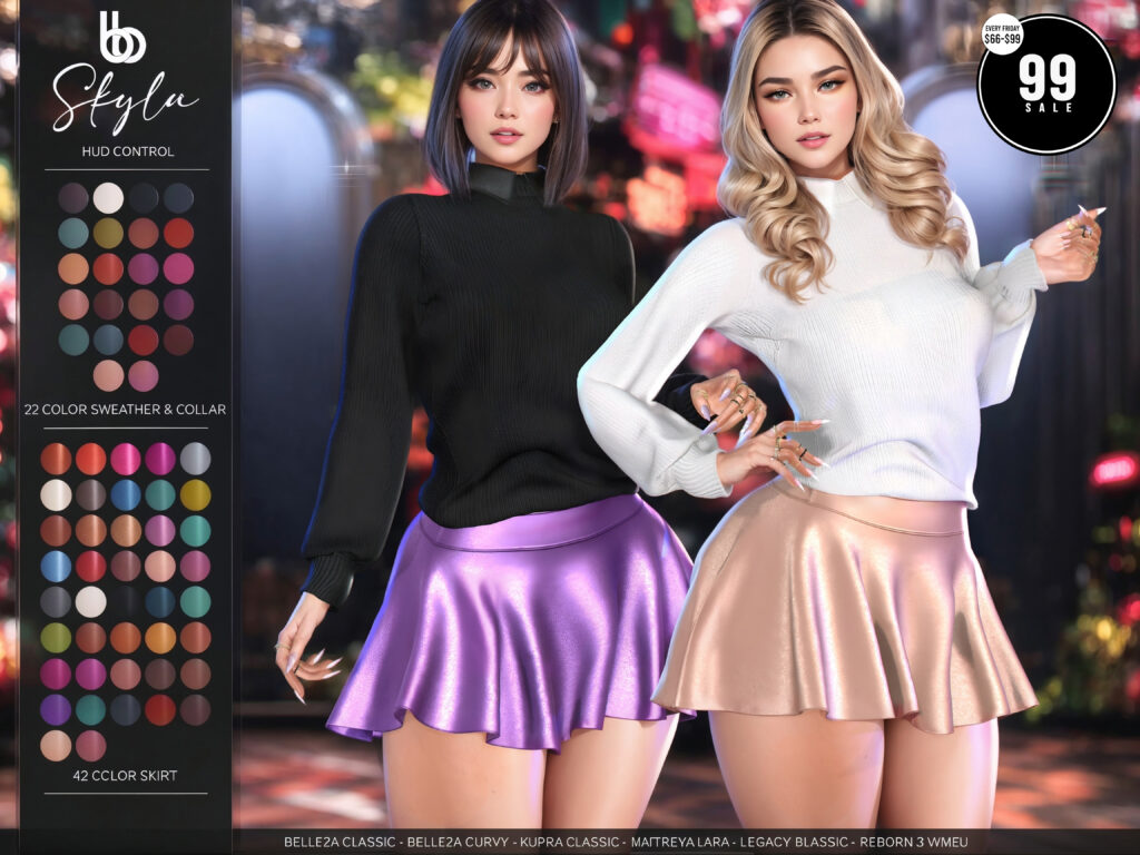 Skyla Outfit - GenX/Inithium/Legacy/Maitreya/Reborn/+mods	&lt;a href=&quot;http://maps.secondlife.com/secondlife/Spiritual%20Reboot/109/197/1766&quot; target=&quot;_blank&quot;&gt;Teleport&lt;/a&gt;
