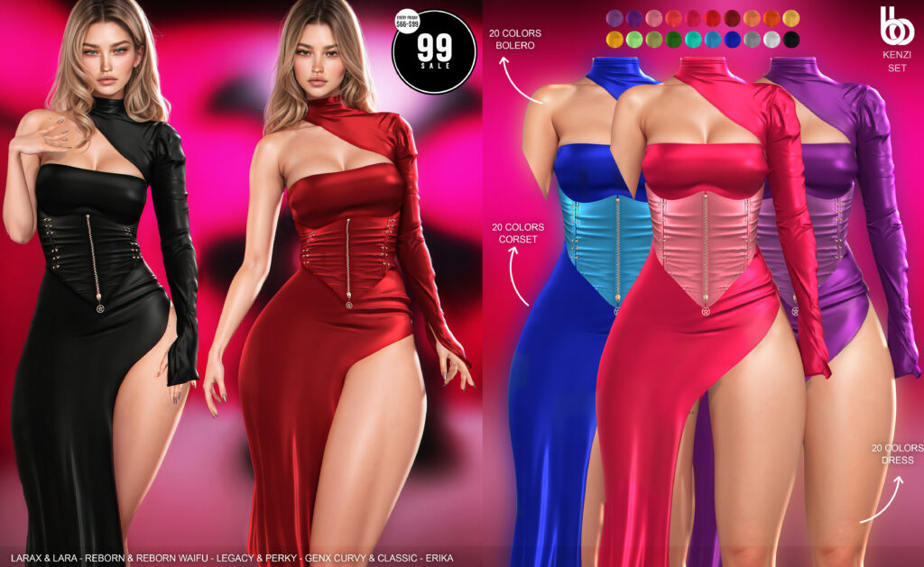 Kenzi Set - Erika/GenX/Legacy/Maitreya/Reborn/+mods	&lt;a href=&quot;http://maps.secondlife.com/secondlife/Spiritual%20Reboot/109/197/1766&quot; target=&quot;_blank&quot;&gt;Teleport&lt;/a&gt;