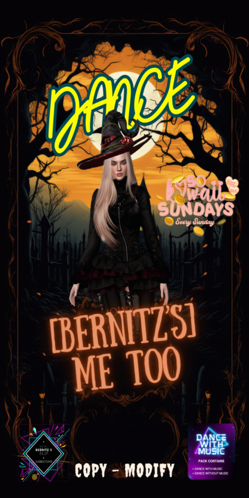 Me Too Dance Animations	&lt;a href=&quot;http://maps.secondlife.com/secondlife/Gauguin/13/94/4049&quot; target=&quot;_blank&quot;&gt;Teleport&lt;/a&gt;