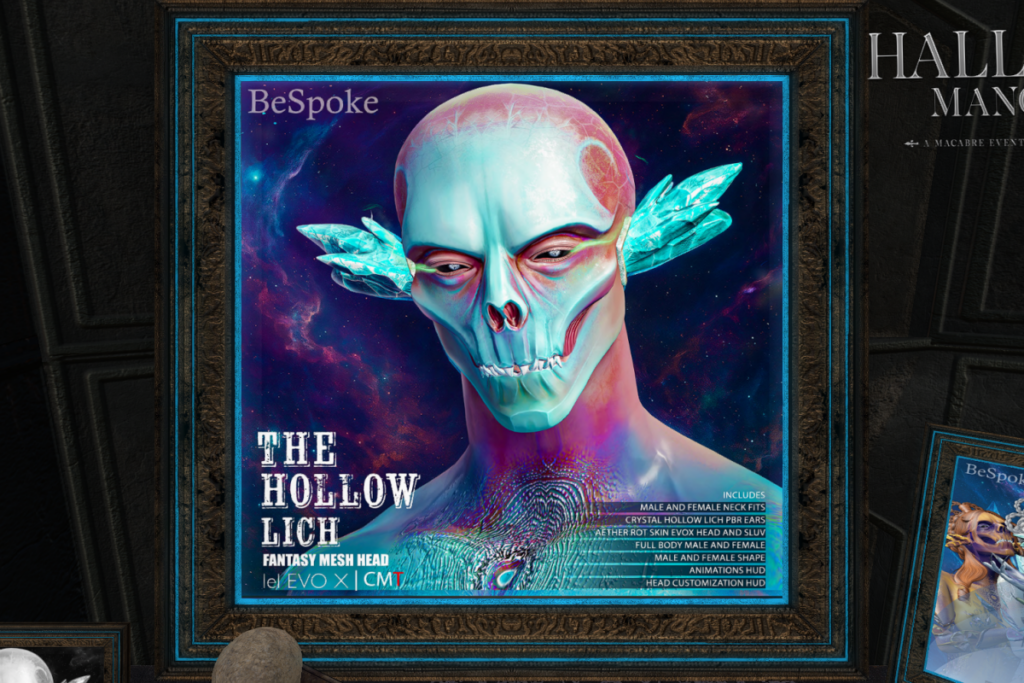 The Hollow Lich Fantasy Mesh Head - EvoX, L$2000