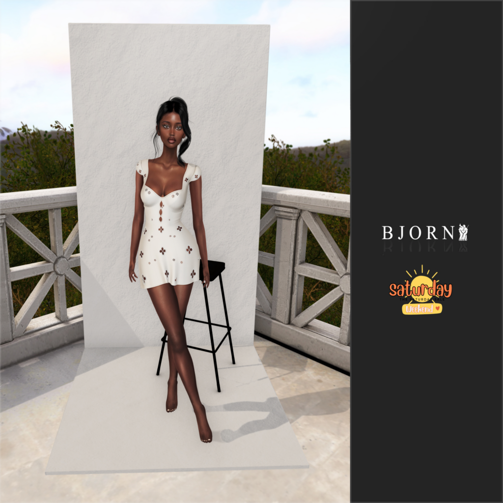 Csilla Eyelet Dress - Inithium/Legacy/Maitreya/Reborn	&lt;a href=&quot;http://maps.secondlife.com/secondlife/Azur/236/199/284&quot; target=&quot;_blank&quot;&gt;Teleport&lt;/a&gt;