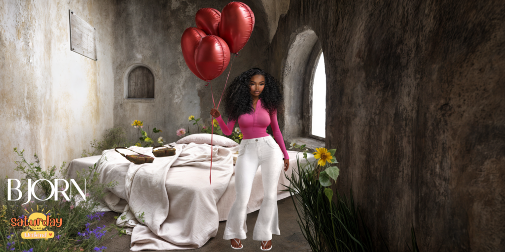 Veeta Henley - Inithium/Legacy/Maitreya/Reborn | Laia Flared Denim Pants - Inithium/Legacy/Maitreya/Reborn	&lt;a href=&quot;http://maps.secondlife.com/secondlife/Azur/232/195/284&quot; target=&quot;_blank&quot;&gt;Teleport&lt;/a&gt;