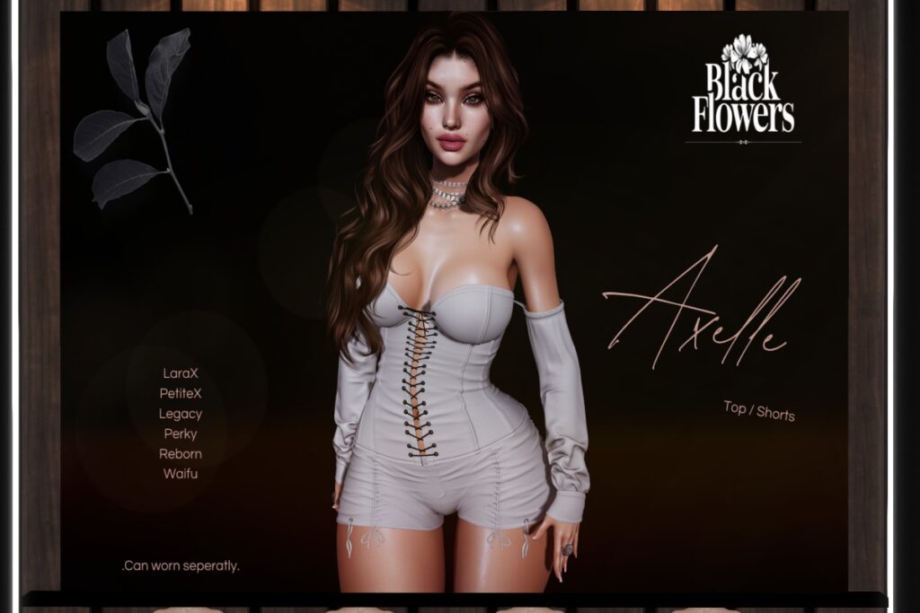 Axelle Outfit - Legacy/MaitreyaX/Reborn/+mods, L$315 each/L$1850 FP