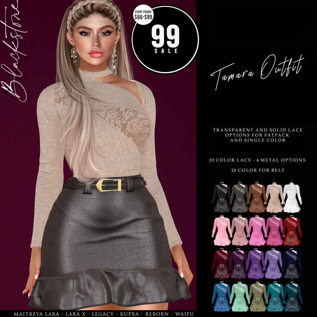 Tamara Outfit - Inithium/Legacy/Maitreya/Reborn/+mods	&lt;a href=&quot;http://maps.secondlife.com/secondlife/Fine/128/98/22&quot; target=&quot;_blank&quot;&gt;Teleport&lt;/a&gt;