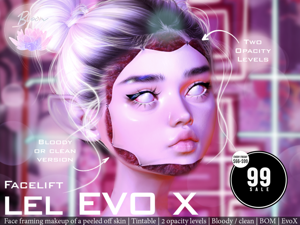 Face Lift Makeup - EvoX	&lt;a href=&quot;https://maps.secondlife.com/secondlife/Optimal/179/17/1601&quot; target=&quot;_blank&quot;&gt;Teleport&lt;/a&gt;