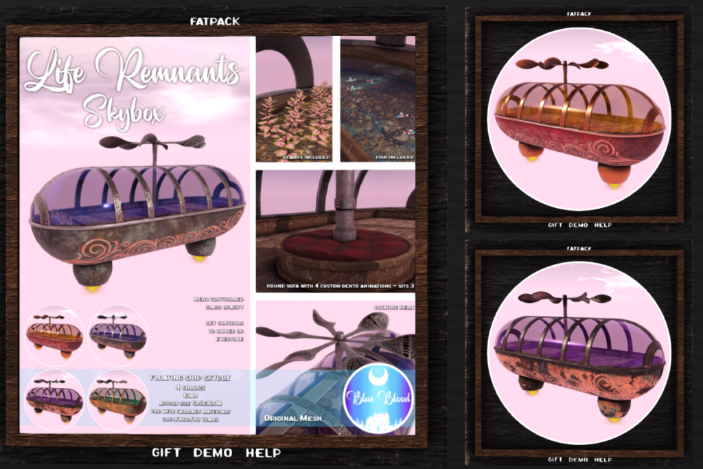 Life Remnants Skybox, L$299 each/L$599 FP