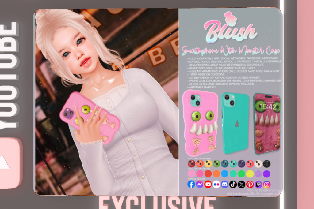Smartphone With Monster Case, L$199