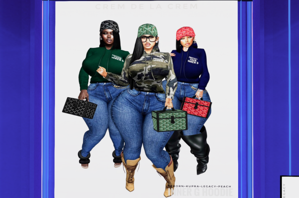 Protect Your Inner G  Hoodie, Clutch, Cap, &amp; Bag - Inithium/Legacy/Peach/Reborn, L$199-L$275 each