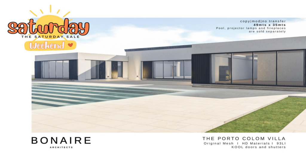 The Porto Colom Villa	&lt;a href=&quot;http://maps.secondlife.com/secondlife/Pure%20Souls/21/128/2017&quot; target=&quot;_blank&quot;&gt;Teleport&lt;/a&gt;