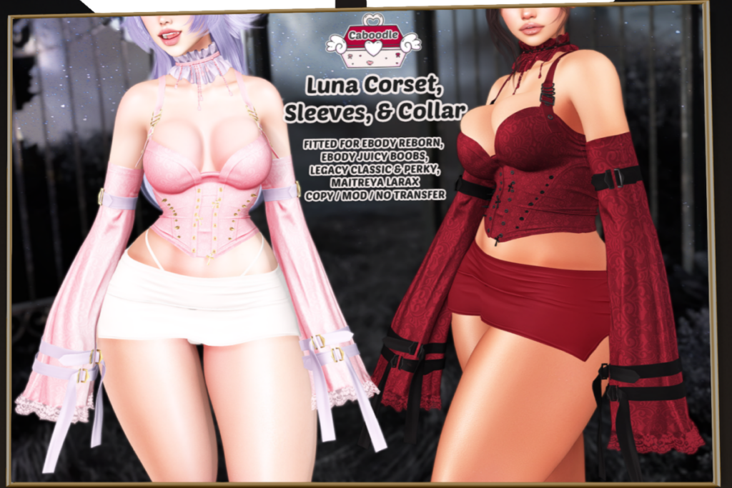 Luna Set - Legacy/MaitreyaX/ Reborn/+mods, L$299 each/L$1399 FP