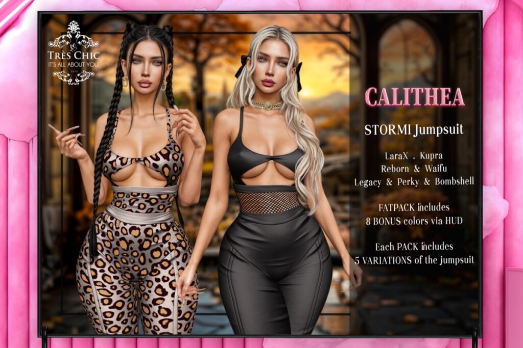 Stormi Jumpsuit - Inithium/LEgacy/MaitreyaX/Reborn/+mods, L$80 each/L$500 FP