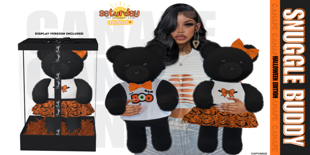 Snuggle Buddy Holdable &amp; Decor	&lt;a href=&quot;http://maps.secondlife.com/secondlife/Canape/132/129/25&quot; target=&quot;_blank&quot;&gt;Teleport&lt;/a&gt;