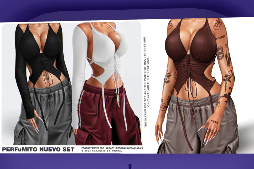 Perfumito Nuevo Top &amp; Pants - Inithium/Legacy/MaityreaX/Reborn, L$299 each/L$1799 each FP