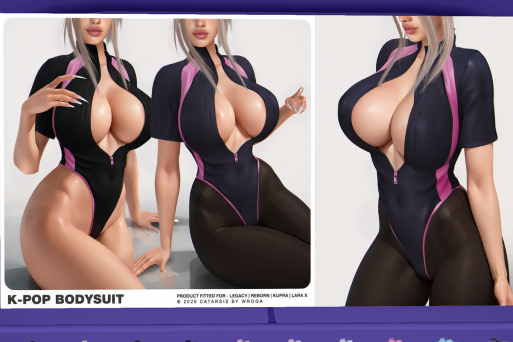 K-Pop Bodysuit - Inithium/Legacy/MaitreyaX/Reborn, L$250 each/L$999 FP