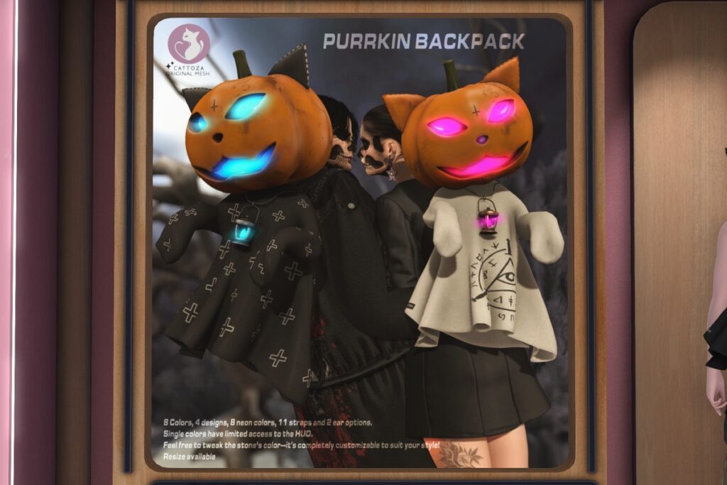 Purrkin Backpack, L$599 FP