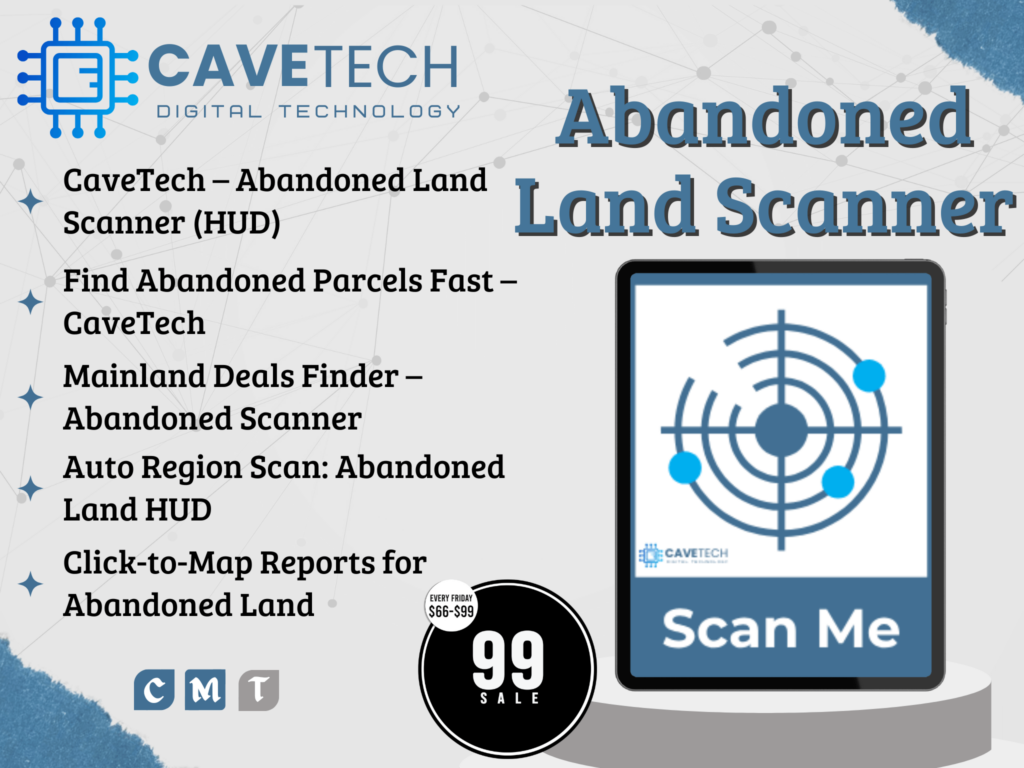 Abandoned Land Scanner HUD	&lt;a href=&quot;http://maps.secondlife.com/secondlife/Bekkers/85/98/1505&quot; target=&quot;_blank&quot;&gt;Teleport&lt;/a&gt;