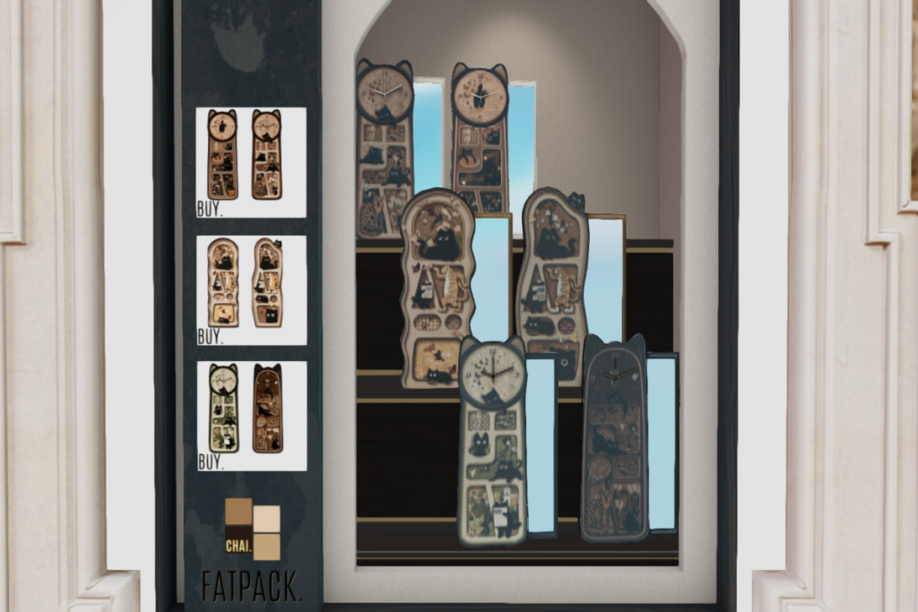Feline Mirror, L$199 each/L$499 FP