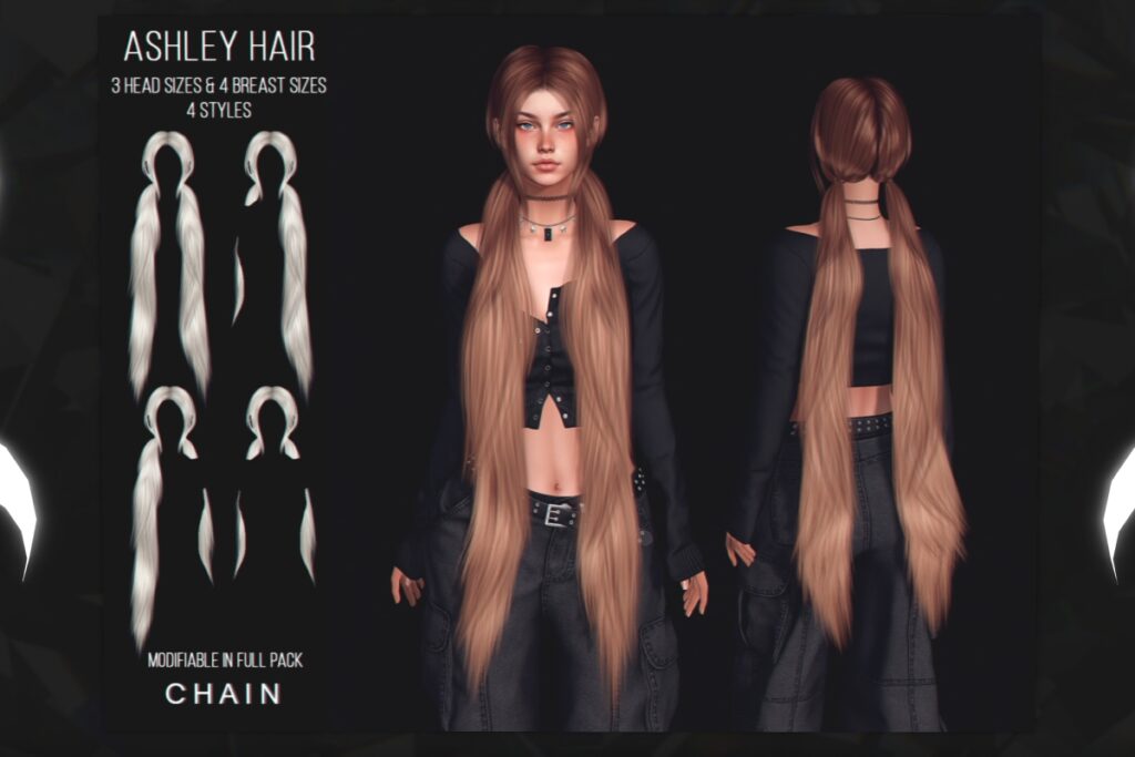 Ashley Hairstyle, L$300 each/L$900 FP