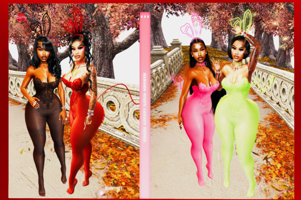 C&#039; Bunny Ears, Choker, &amp; tail - Inithium/Legacy/Reborn/+mods, L$800 each/$3000 MP
