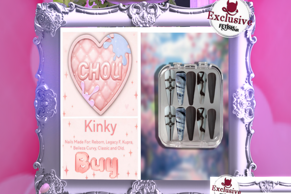 Kinky Nail Set - Belleza OG/GenX/Inithium/Legacy/Reborn, L$399