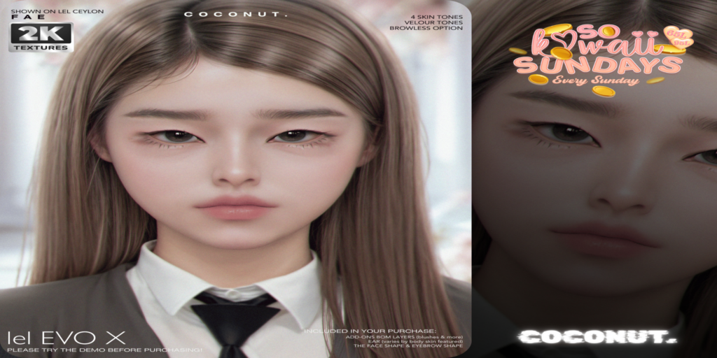 Fae Skin - EvoX	&lt;a href=&quot;http://maps.secondlife.com/secondlife/Prince%20Island/159/219/801&quot; target=&quot;_blank&quot;&gt;Teleport&lt;/a&gt;