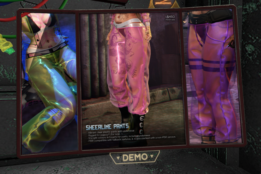 Sheerline Pants - Legacy, L$450