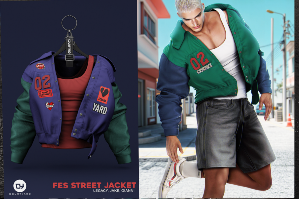 Fes Street Jacket - Gianni/Jake/Legacy, L$349 each/L$1699 FP