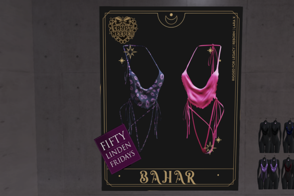 Bahar - Legacy/MaitreyaX/Reborn	&lt;a href=&quot;http://maps.secondlife.com/secondlife/Bambolina/228/129/1892&quot; target=&quot;_blank&quot;&gt;Teleport&lt;/a&gt;