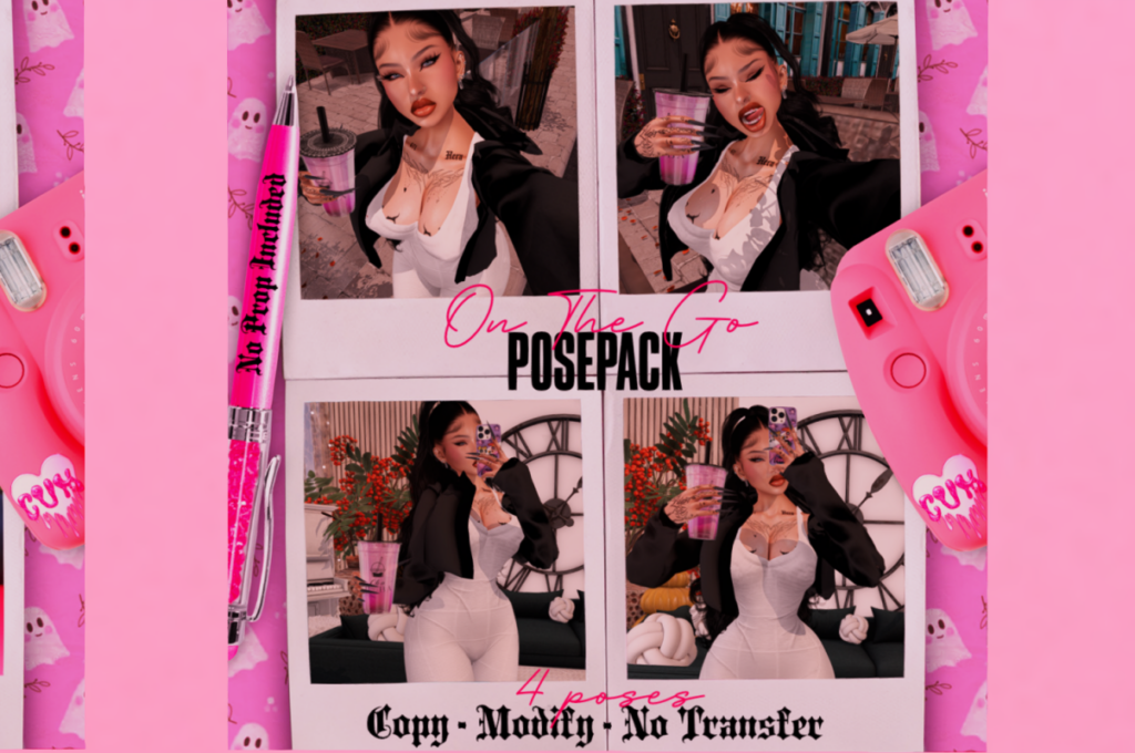 On The Go Pose Pack, L$200