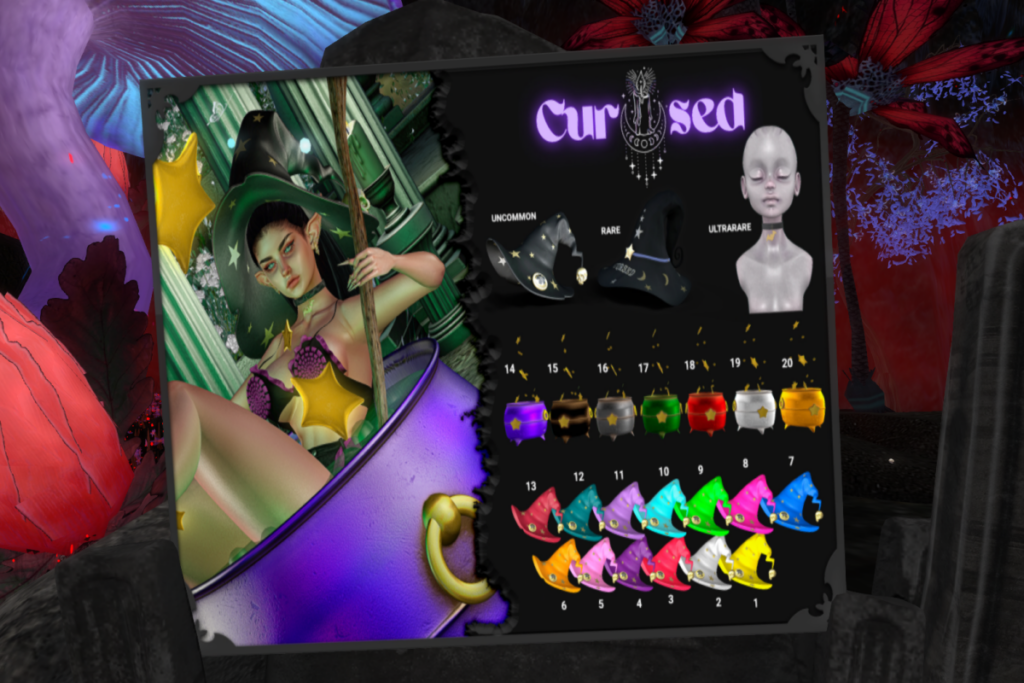 Witchy Set, L$75 per play/L$1200 FP