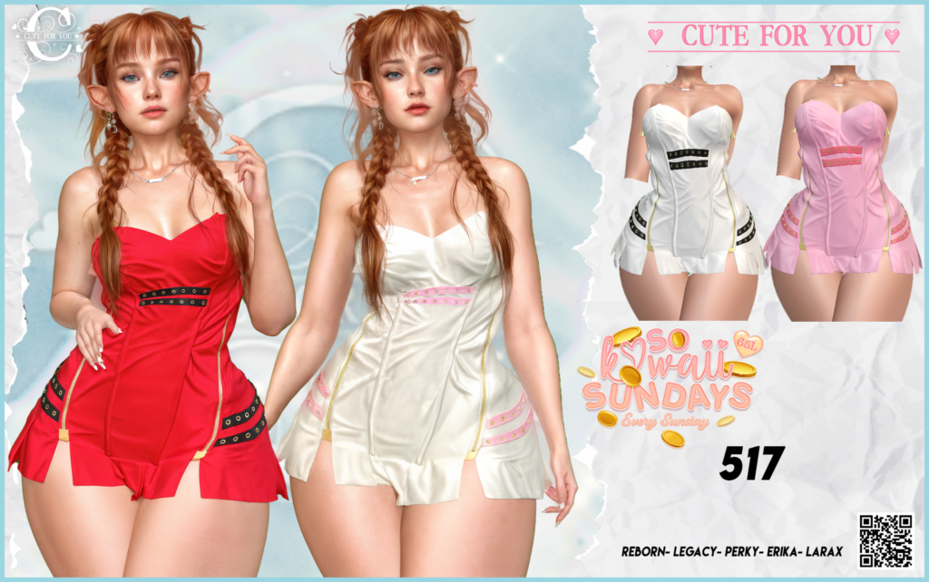 Outfit #517 - Erika/Legacy/MaitreyaX/Reborn/+mods	&lt;a href=&quot;https://maps.secondlife.com/secondlife/Woodland%20Realm/56/185/23&quot; target=&quot;_blank&quot;&gt;Teleport&lt;/a&gt;